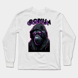 gorilla hip-hop Long Sleeve T-Shirt